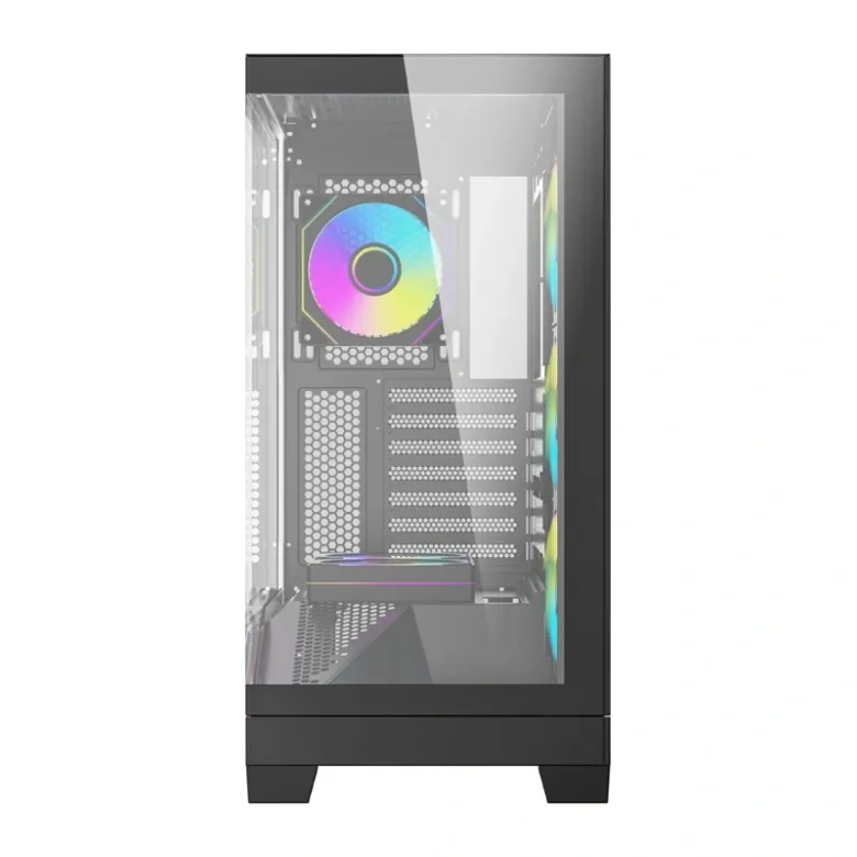 DarkFlash K430 számítógép-ház + 6 ventilátor (fekete)