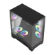 DarkFlash K430 számítógép-ház + 6 ventilátor (fekete) DarkFlash K430 számítógép-ház + 6 ventilátor (fekete)