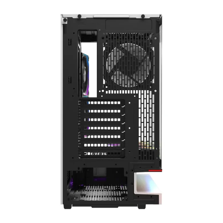 DarkFlash F1 ATX számítógép-ház + 6 ventilátor (fehér)