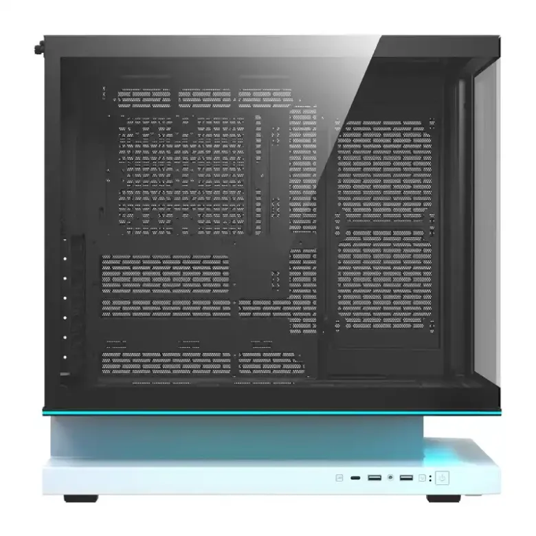 DarkFlash F1 ATX számítógép-ház + 6 ventilátor (fehér)