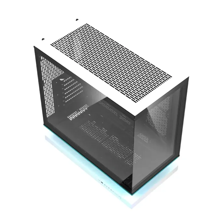 DarkFlash F1 ATX számítógép-ház + 6 ventilátor (fehér)