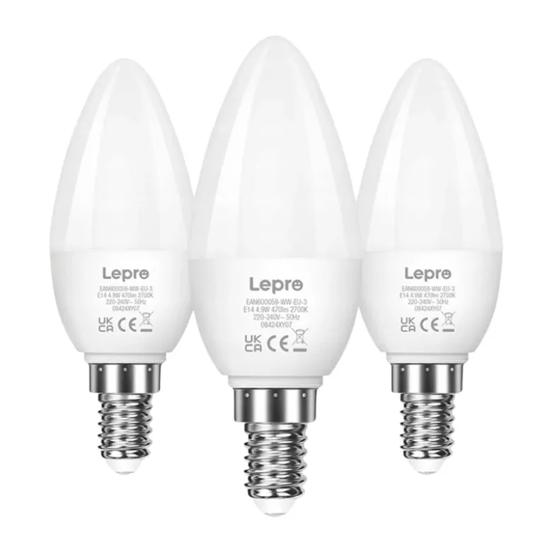 LED bulb LEPRO 600059-WW-EU-3 E14 C37 4.2W (40W) 470lm 2700K warm 250° 3pcs