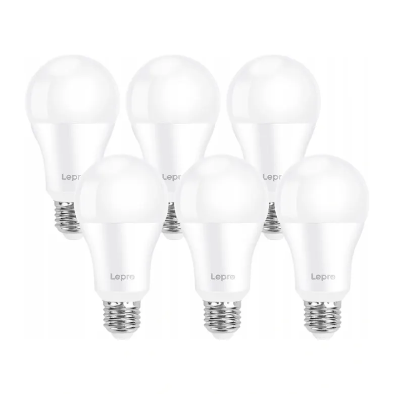LED bulb LEPRO 100080-DW-EU-6 E27 A60 13W(100W) 1521lm 6500K 180° 6pcs