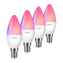 LED bulb LEPRO BC1-EU-4 C37 RGBCW Wi-Fi