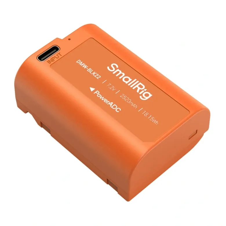 SMALLRIG DMW-BLK22 kameraakkumulátor (narancssárga)