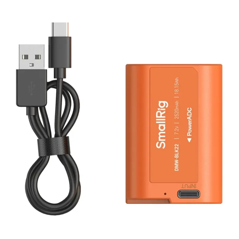 SMALLRIG DMW-BLK22 kameraakkumulátor (narancssárga)