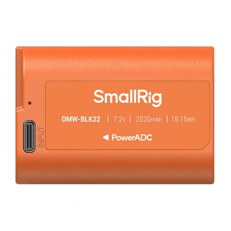 SMALLRIG DMW-BLK22 kameraakkumulátor (narancssárga)