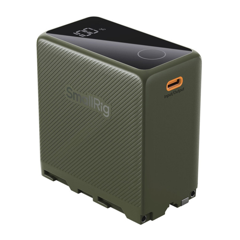 SMALLRIG NP-F970 kameratöltő (zöld)