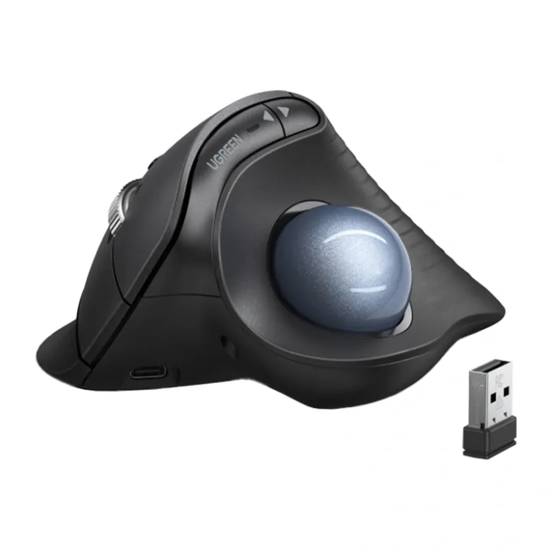 UGREEN M785DR BT 2,4 GHz USB-C függőleges trackball egér
