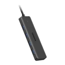 UGREEN CM219 4-portos USB-C–USB-A USB 3.2 Gen1 hub (fekete)