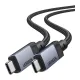 UGREEN L705 USB-C kábel, 2 m (szürke)