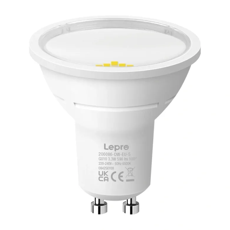 LEPRO 200086-DW GU10 LED-izzó 5 db