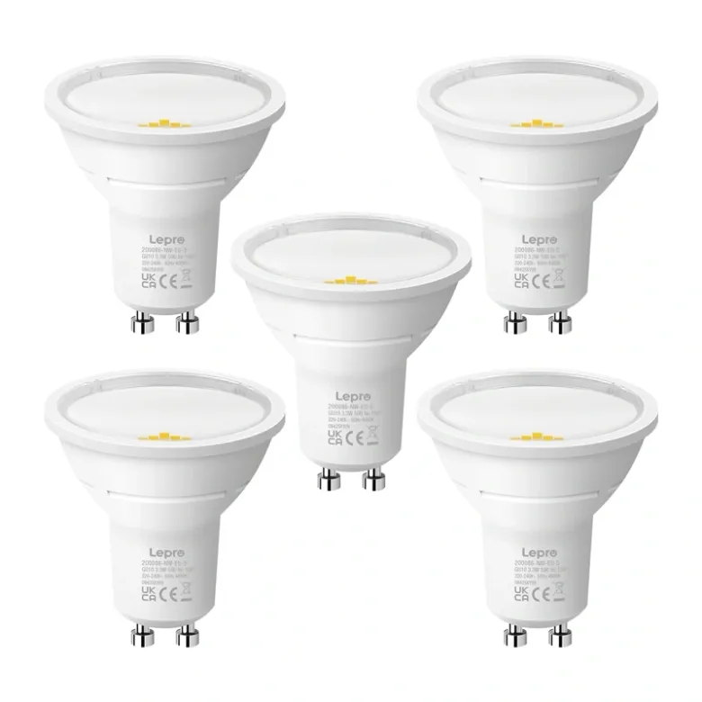 LEPRO 200086-NW GU10 LED-izzó 5 db